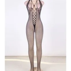 LOVE AND VIBES Bodystocking Dos Nu Et Décolleté Lacet 7 LOVE AND VIBES Bodystocking Dos Nu Et Décolleté Lacet -Sextoys boutique bodystocking dos nu et decollete lacet 5