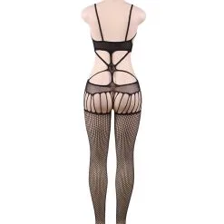LOVE AND VIBES Bodystocking Lacets Poitrine Nue -Sextoys boutique bodystocking lacets poitrine nue 6
