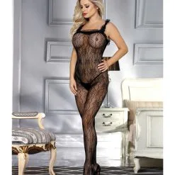 LOVE AND VIBES Bodystocking Ouvert Dentelle Papillon