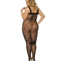 LOVE AND VIBES Bodystocking Ouvert Dentelle Papillon -Sextoys boutique bodystocking ouvert dentelle papillon 7