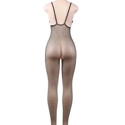 LOVE AND VIBES Bodystocking Ouvert Noir Poitrine Fleurie 11 LOVE AND VIBES Bodystocking Ouvert Noir Poitrine Fleurie -Sextoys boutique bodystocking ouvert noir poitrine fleurie 8