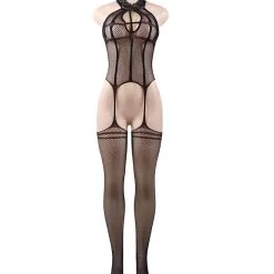 LOVE AND VIBES Bodystocking Sexy Résille Noire Simple Maille 9 LOVE AND VIBES Bodystocking Sexy Résille Noire Simple Maille -Sextoys boutique bodystocking sexy resille noire simple maille 6