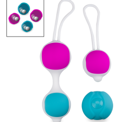 LOVE AND VIBES Boules De Geisha Silicone 2-en-1