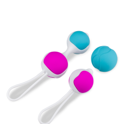 LOVE AND VIBES Boules De Geisha Silicone 2-en-1 -Sextoys boutique boules de geisha silicone 2 en 1 5