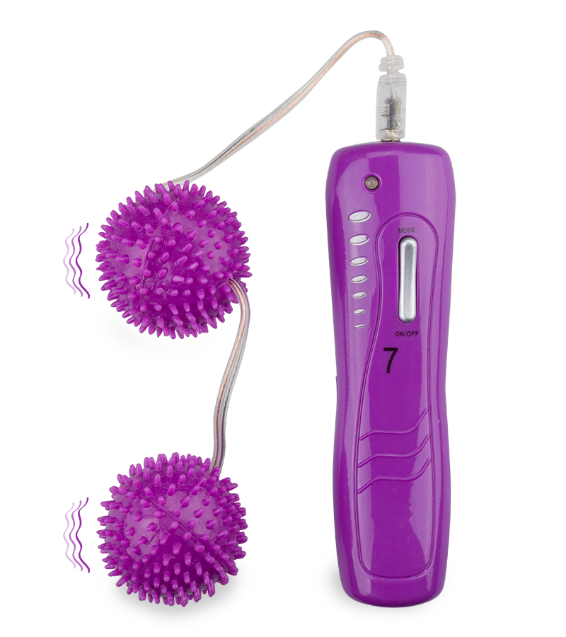 LOVE AND VIBES Boules De Geisha Vibrantes Roses à Picots 1 LOVE AND VIBES Boules De Geisha Vibrantes Roses à Picots