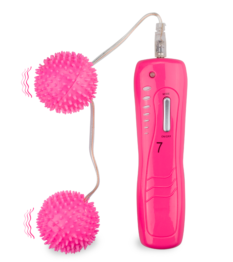 LOVE AND VIBES Boules De Geisha Vibrantes Roses à Picots 4 LOVE AND VIBES Boules De Geisha Vibrantes Roses à Picots – Image 4