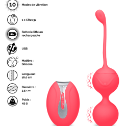 LOVE AND VIBES Boules De Geisha Vibrantes Télécommandées Aphrodite -Sextoys boutique boules de geisha vibrantes telecommandees aphrodite 10