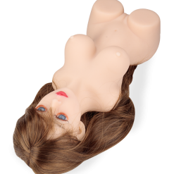 LOVE AND VIBES Buste Avec Tête Cheveux Châtains Beth 2,7kg -Sextoys boutique buste avec tete cheveux chatains beth 2 7kg 10