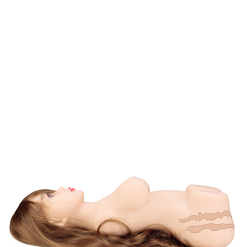 LOVE AND VIBES Buste Avec Tête Cheveux Châtains Beth 2,7kg -Sextoys boutique buste avec tete cheveux chatains beth 2 7kg 5