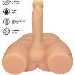 LOVE AND VIBES Buste Fessier Homme Pénis Et Anus Hugo 15 LOVE AND VIBES Buste Fessier Homme Pénis Et Anus Hugo -Sextoys boutique buste fessier homme penis et anus hugo 6