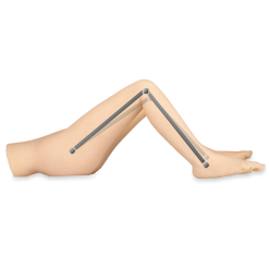 LOVE AND VIBES Buste Jambes En Silicone Double Pénétration -Sextoys boutique buste jambes en silicone double penetration 6