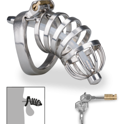 LOVE AND VIBES Cage à Pénis Avec Sonde D'urètre Verdict