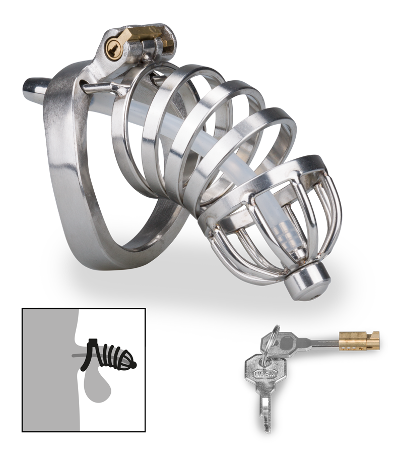 LOVE AND VIBES Cage à Pénis Avec Sonde D'urètre Verdict 1 LOVE AND VIBES Cage à Pénis Avec Sonde D'urètre Verdict