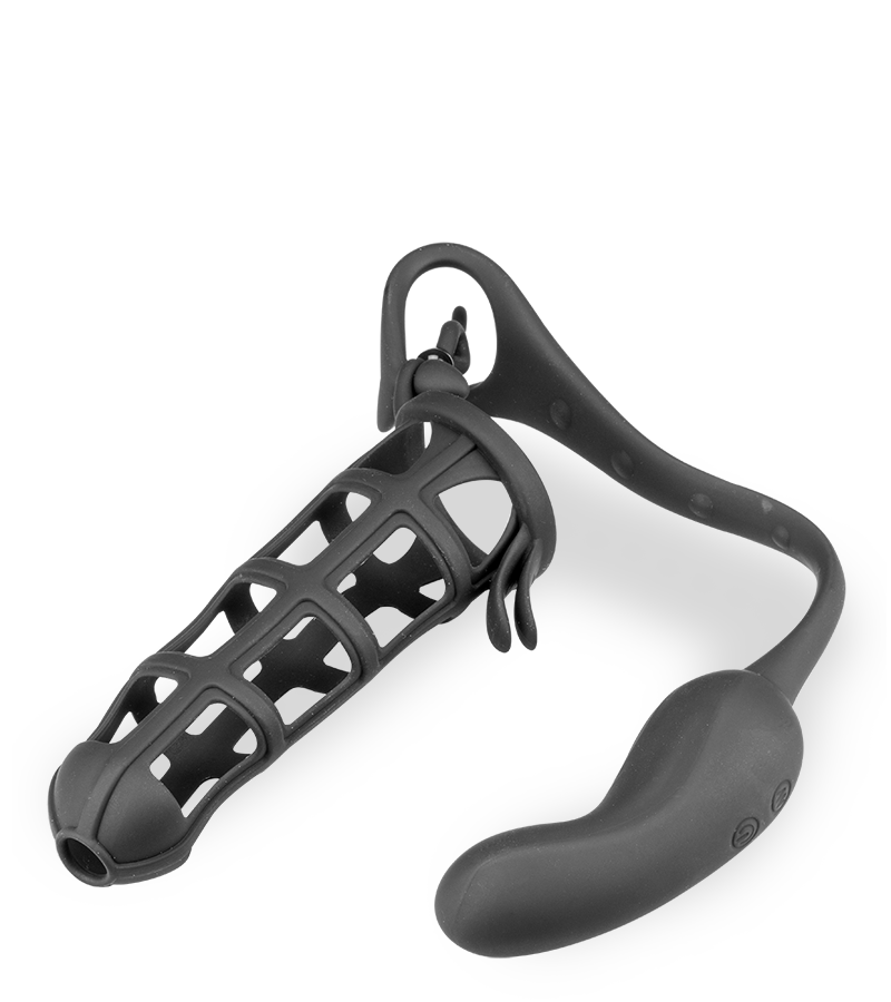 LOVE AND VIBES Cage à Pénis Cockring Stimulateur Prostate Vibrant 3 LOVE AND VIBES Cage à Pénis Cockring Stimulateur Prostate Vibrant – Image 3