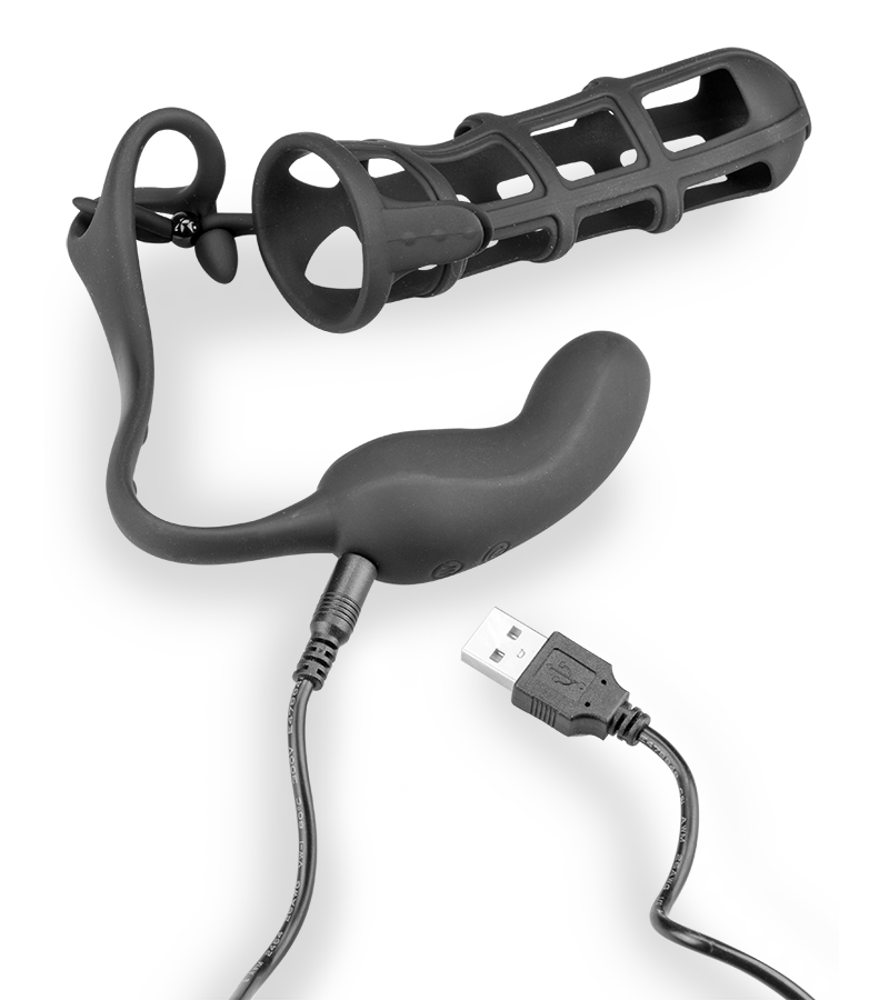 LOVE AND VIBES Cage à Pénis Cockring Stimulateur Prostate Vibrant 4 LOVE AND VIBES Cage à Pénis Cockring Stimulateur Prostate Vibrant – Image 4