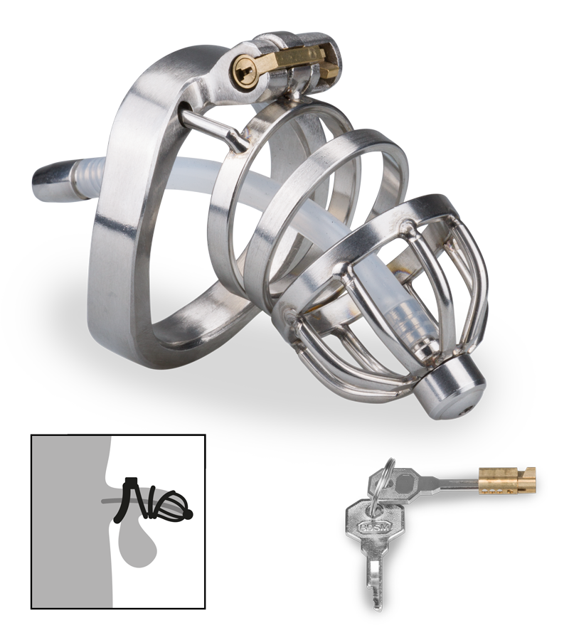 LOVE AND VIBES Cage à Pénis Courte Avec Sonde Judgment 1 LOVE AND VIBES Cage à Pénis Courte Avec Sonde Judgment