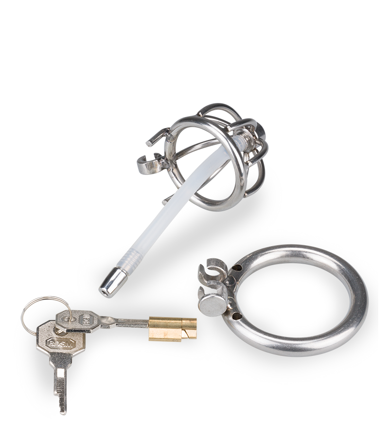 LOVE AND VIBES Cage à Pénis Courte Avec Sonde Repentance 6 LOVE AND VIBES Cage à Pénis Courte Avec Sonde Repentance – Image 6