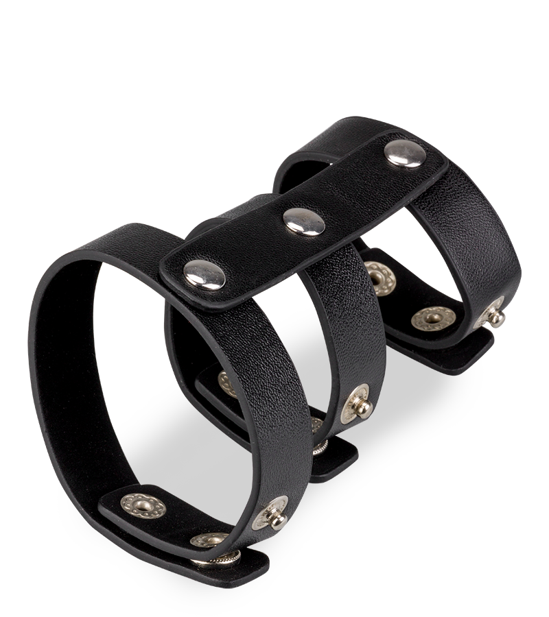 LOVE AND VIBES Cage à Pénis En Similicuir 3 LOVE AND VIBES Cage à Pénis En Similicuir – Image 3