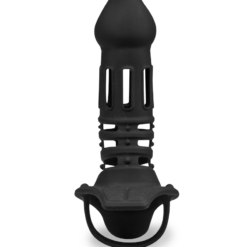 LOVE AND VIBES Cage à Penis Silicone Noire Armure Samouraï -Sextoys boutique cage a penis silicone noire armure samourai 6