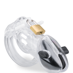Sextoys boutique -Sextoys boutique cage chastete electro stimulation transparente 4