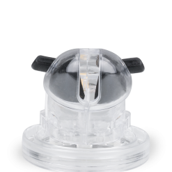 LOVE AND VIBES Cage Chasteté électro Stimulation Transparente -Sextoys boutique cage chastete electro stimulation transparente 9