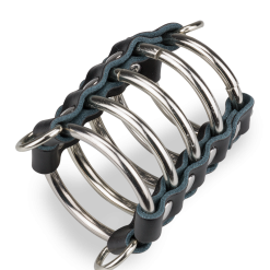 LOVE AND VIBES Cage De Chasteté Cuir Pour Pénis -Sextoys boutique cage de chastete cuir pour penis 8