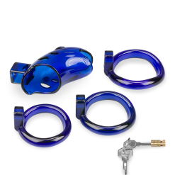 LOVE AND VIBES Cage De Chasteté En PVC Whaly 69 LOVE AND VIBES Cage De Chasteté En PVC Whaly -Sextoys boutique cage de chastete en pvc whaly 22