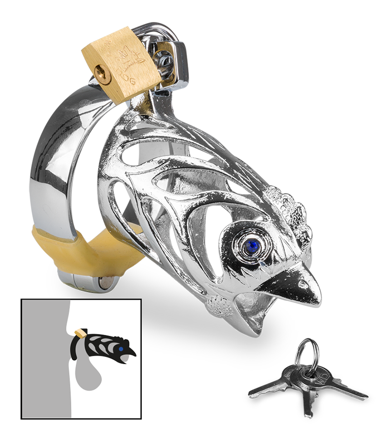 LOVE AND VIBES Cage De Chasteté Homme Astrologie Chinoise Coq 1 LOVE AND VIBES Cage De Chasteté Homme Astrologie Chinoise Coq