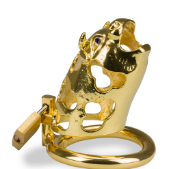 LOVE AND VIBES Cage De Chasteté Pénis Astrologie Chinoise Buffle Doré 20 LOVE AND VIBES Cage De Chasteté Pénis Astrologie Chinoise Buffle Doré -Sextoys boutique cage de chastete penis astrologie chinoise buffle dore 12