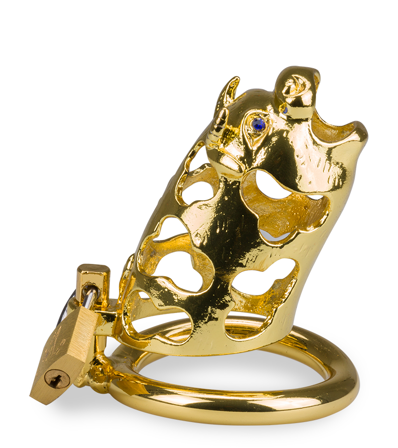 LOVE AND VIBES Cage De Chasteté Pénis Astrologie Chinoise Buffle Doré 7 LOVE AND VIBES Cage De Chasteté Pénis Astrologie Chinoise Buffle Doré – Image 7