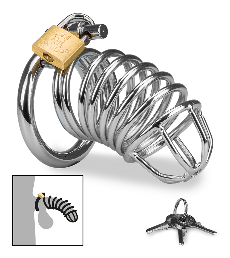 LOVE AND VIBES Cage De Chasteté Pénis Captive 1 LOVE AND VIBES Cage De Chasteté Pénis Captive