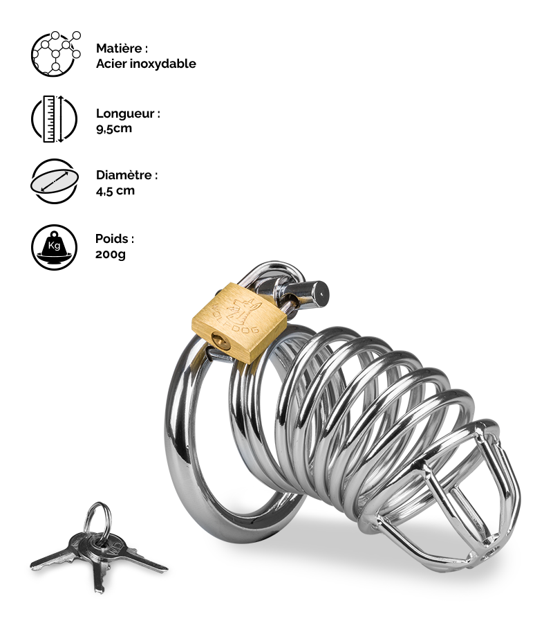 LOVE AND VIBES Cage De Chasteté Pénis Captive 2 LOVE AND VIBES Cage De Chasteté Pénis Captive – Image 2