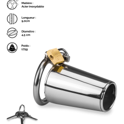 LOVE AND VIBES Cage De Chasteté Pénis Domina -Sextoys boutique cage de chastete penis domina 4