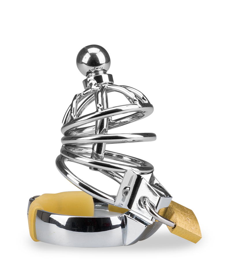 LOVE AND VIBES Cage De Chasteté Pénis Et Plug D'urètre Alcatraz 9 LOVE AND VIBES Cage De Chasteté Pénis Et Plug D'urètre Alcatraz – Image 9