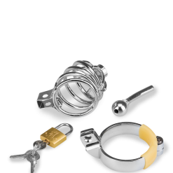 LOVE AND VIBES Cage De Chasteté Pénis Et Plug D'urètre Alcatraz 21 LOVE AND VIBES Cage De Chasteté Pénis Et Plug D'urètre Alcatraz -Sextoys boutique cage de chastete penis et plug d uretre alcatraz 13