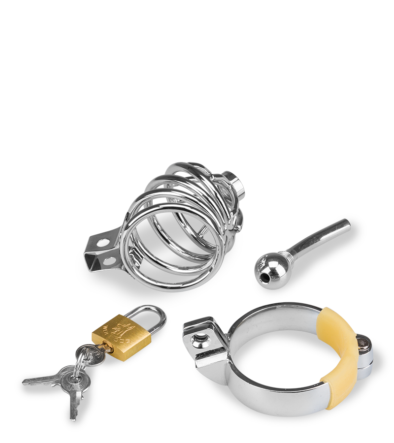 LOVE AND VIBES Cage De Chasteté Pénis Et Plug D'urètre Alcatraz 11 LOVE AND VIBES Cage De Chasteté Pénis Et Plug D'urètre Alcatraz – Image 11