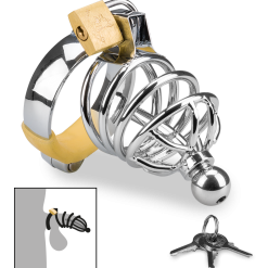 LOVE AND VIBES Cage De Chasteté Pénis Et Plug D'urètre Alcatraz