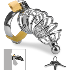 LOVE AND VIBES Cage De Chasteté Pénis Et Plug D'urètre Guantanamo