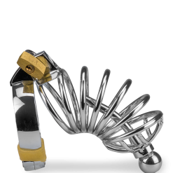 LOVE AND VIBES Cage De Chasteté Pénis Et Plug D'urètre Guantanamo -Sextoys boutique cage de chastete penis et plug d uretre guantanamo 6