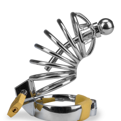 LOVE AND VIBES Cage De Chasteté Pénis Et Plug D'urètre Guantanamo -Sextoys boutique cage de chastete penis et plug d uretre guantanamo 9