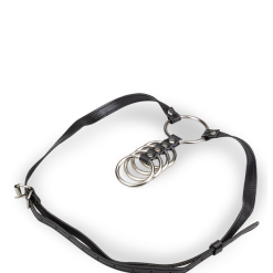 LOVE AND VIBES Ceinture 5 Anneaux Cockring Métal 7 LOVE AND VIBES Ceinture 5 Anneaux Cockring Métal -Sextoys boutique ceinture 5 anneaux cockring metal 6