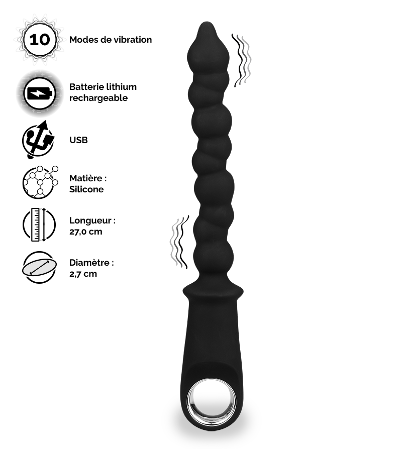 LOVE AND VIBES Chapelet Anal Vibrant Tremor 2 LOVE AND VIBES Chapelet Anal Vibrant Tremor – Image 2