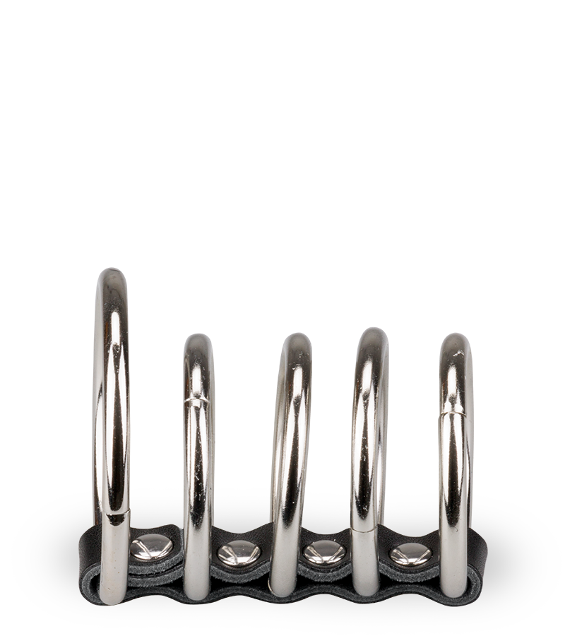 LOVE AND VIBES Cinq Anneaux Cockring Métal 2 LOVE AND VIBES Cinq Anneaux Cockring Métal – Image 2