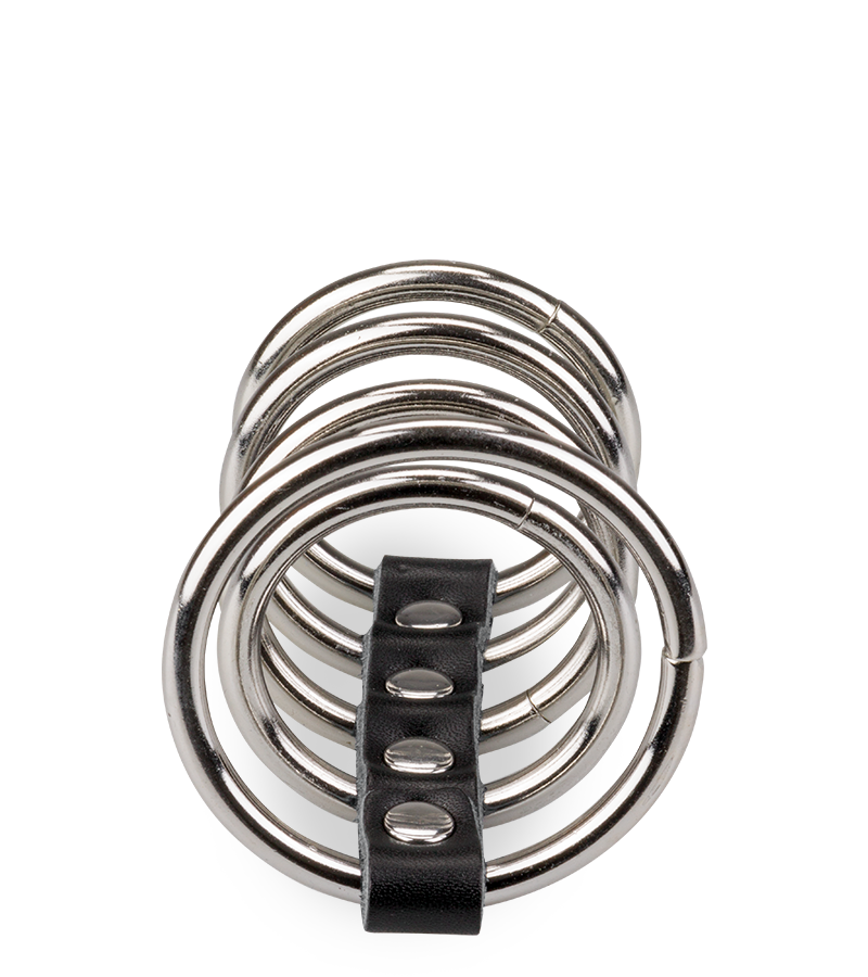 LOVE AND VIBES Cinq Anneaux Cockring Métal 3 LOVE AND VIBES Cinq Anneaux Cockring Métal – Image 3