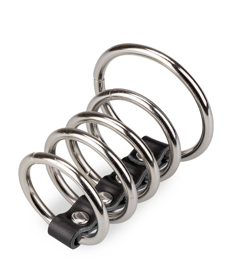 LOVE AND VIBES Cinq Anneaux Cockring Métal 4 LOVE AND VIBES Cinq Anneaux Cockring Métal – Image 4