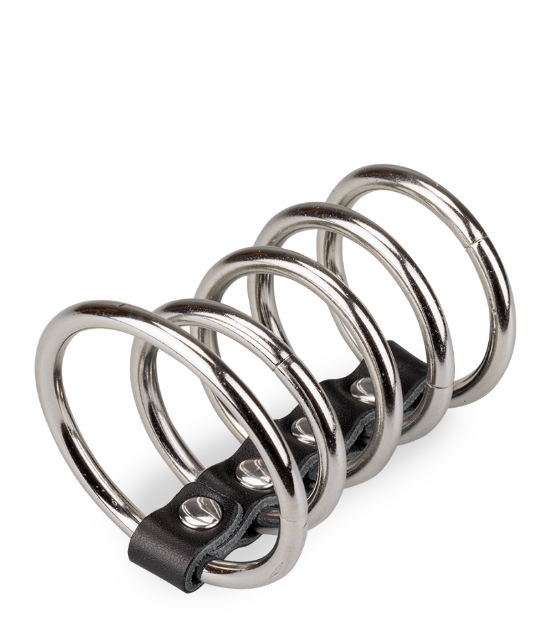 LOVE AND VIBES Cinq Anneaux Cockring Métal 5 LOVE AND VIBES Cinq Anneaux Cockring Métal – Image 5