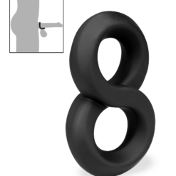 LOVE AND VIBES Cockring Double En Silicone Médical Julo -Sextoys boutique cockring double en silicone medical julo 11