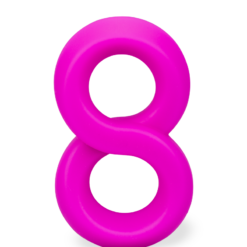 LOVE AND VIBES Cockring Double En Silicone Médical Julo -Sextoys boutique cockring double en silicone medical julo 28