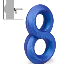 LOVE AND VIBES Cockring Double En Silicone Médical Julo