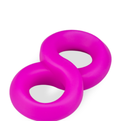 LOVE AND VIBES Cockring Double En Silicone Médical Julo -Sextoys boutique cockring double en silicone medical julo 30